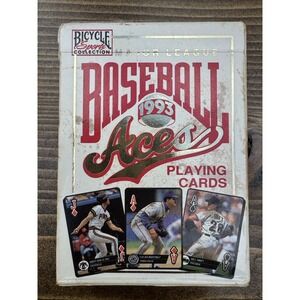 Bicycle Baseball Aces MLB Playing Cards Vintage Baseball Card Deck 1993
